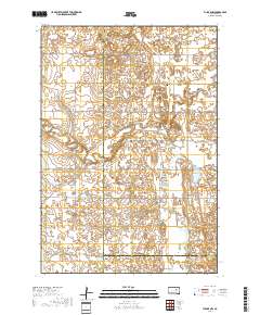 Tulare NW 2017 topographic map thumbnail