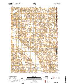Tulare SE 2017 topographic map thumbnail