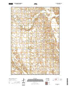 Tulare SW 2017 topographic map thumbnail