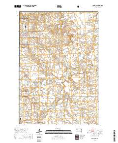 Twin Butte 2017 topographic map thumbnail