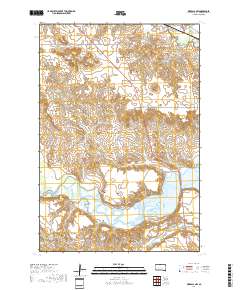 Wakpala NW 2017 topographic map thumbnail