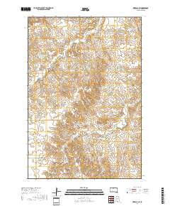 Wakpala SW 2017 topographic map thumbnail