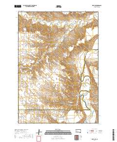 Wasta NW 2017 topographic map thumbnail