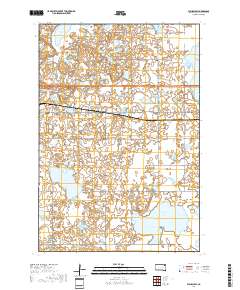 Waubay SW 2017 topographic map thumbnail