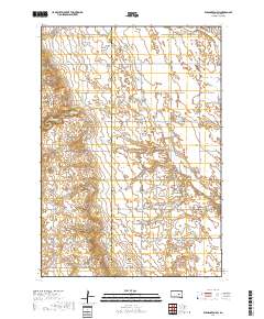 Wessington SW 2017 topographic map thumbnail