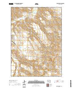 White River East 2017 topographic map thumbnail