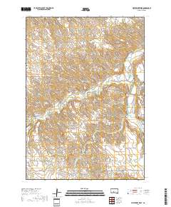 White River West 2017 topographic map thumbnail
