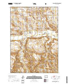 School Section Butte 2017 topographic map thumbnail