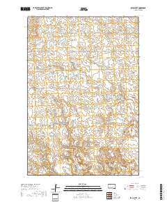 Skull Butte 2017 topographic map thumbnail