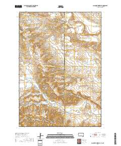 Slaughter Reservoir 2017 topographic map thumbnail