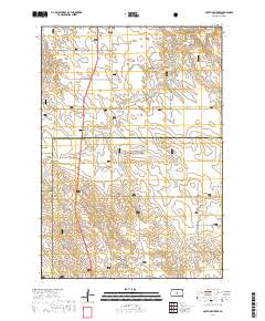 South of Pierre 2017 topographic map preview