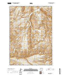 Horner Creek 2017 topographic map thumbnail