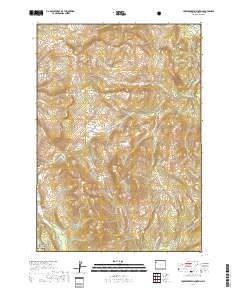 Huckleberry Mountain 2017 topographic map thumbnail