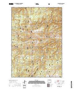 Hunter Mesa 2017 topographic map thumbnail