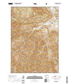 Hunter Peak 2017 topographic map thumbnail