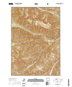 Hurricane Mesa 2017 topographic map thumbnail