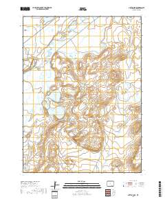 Hutton Lake 2017 topographic map thumbnail