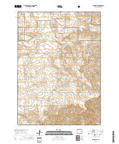 Ireton Draw 2017 topographic map thumbnail