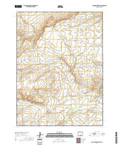Jack Creek Reservoir 2017 topographic map thumbnail