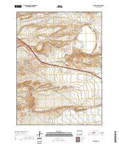 James Lake 2017 topographic map thumbnail