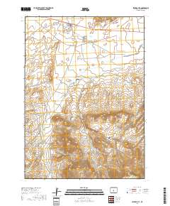 Jeffrey City 2017 topographic map thumbnail