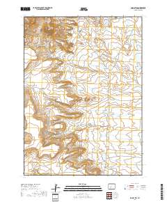 Joe Hay Rim 2017 topographic map thumbnail