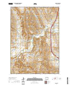 Kaycee 2017 topographic map thumbnail