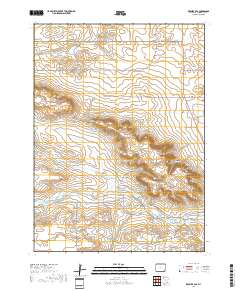 Kessler Gap 2017 topographic map thumbnail