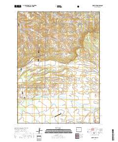 Kismet Peak 2017 topographic map thumbnail