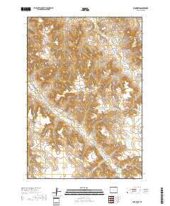 Kline Draw 2017 topographic map thumbnail