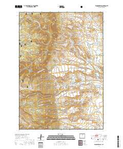 Klondike Ranch 2017 topographic map thumbnail