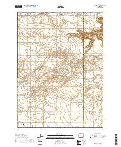 Klutz Canyon 2017 topographic map thumbnail