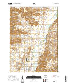 La Barge 2017 topographic map thumbnail