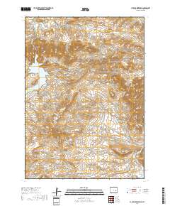 La Prele Reservoir 2017 topographic map thumbnail