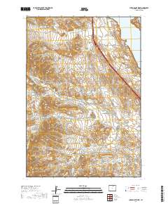 Lake De Smet West 2017 topographic map thumbnail