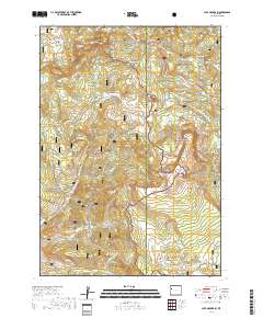 Lava Mountain 2017 topographic map thumbnail