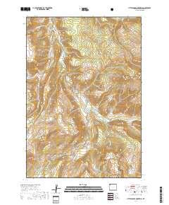 Little Saddle Mountain 2017 topographic map thumbnail