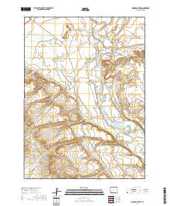 Lombard Buttes 2017 topographic map thumbnail