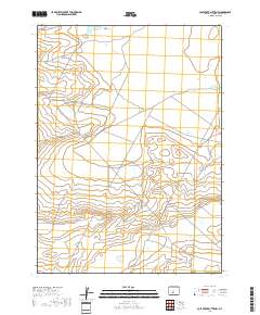 Lost Creek Butte NW 2017 topographic map thumbnail
