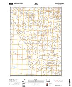 Lost Creek Butte SW 2017 topographic map thumbnail