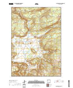 Lower Geyser Basin 2017 topographic map thumbnail