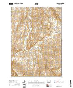 Mahogany Butte 2017 topographic map thumbnail