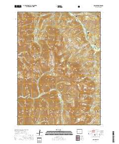 Man Peak 2017 topographic map thumbnail