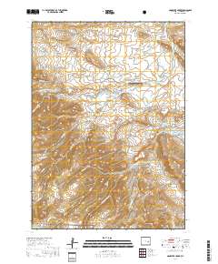 Maneater Creek 2017 topographic map thumbnail