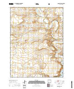 Massacre Hill 2017 topographic map thumbnail