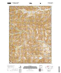 Milk Creek 2017 topographic map thumbnail