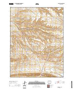 Minnies Gap 2018 topographic map thumbnail