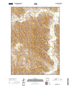Mitchell Draw 2017 topographic map thumbnail