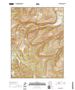 Moccasin Lake 2017 topographic map thumbnail