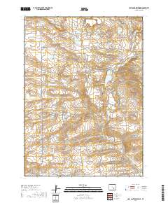 Moss Agate Reservoir 2017 topographic map thumbnail